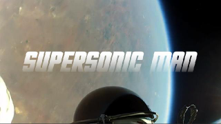 First Head Cam Video of Supersonic Space Jump